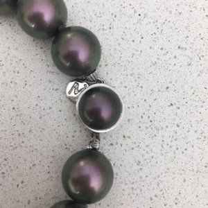 Majorica Grey Pearl Necklace